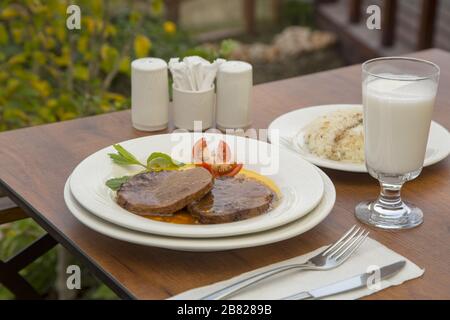 Steak aus türkischer Küche Stockfoto