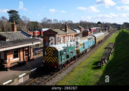 Großartige Zentralbahn in quorn leicestershire Stockfoto