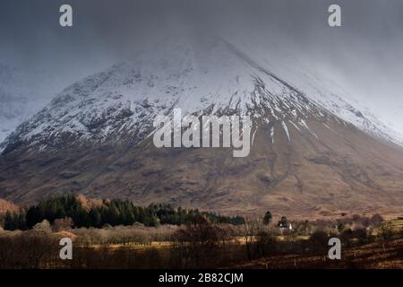 Stob Coire nam Beith, Glen Coe, Argyll & Bute, Schottland Stockfoto