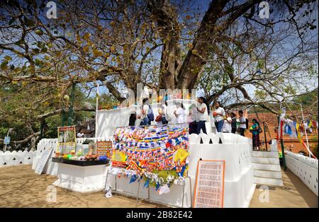 Sri Lanka, Kandy, Pattini Devale, Neth Boodiya Tempel Stockfoto