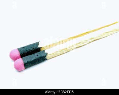 Ein Bild von Streichhölzer Stockfoto