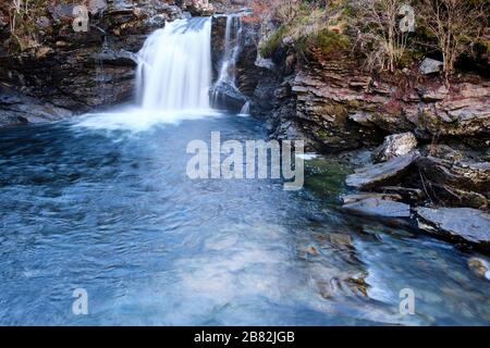 Falloch, River Falloch, Gen Falloch, Argyll & Bute, Schottland Stockfoto