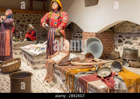 Öffentliches Wäschemuseum in der türkischen Provinz Cankiri (Çankırı). Stockfoto