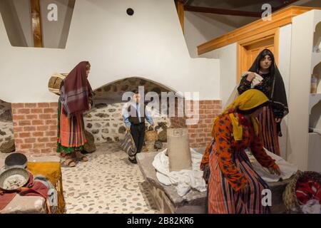 Öffentliches Wäschemuseum in der türkischen Provinz Cankiri (Çankırı). Stockfoto