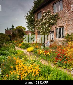 Sissinghurst Garden im weald von kent Stockfoto