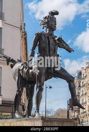 Bronzeplastik der Centaure des Künstlers Cesar in Paris Stockfoto