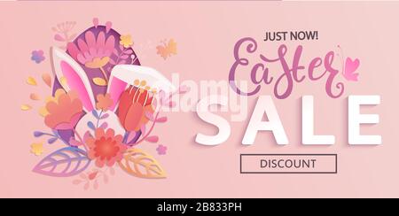 Frohe ostern Grußkarte. Stock Vektor