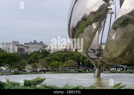 Floralis Generica in Recoleta Stockfoto