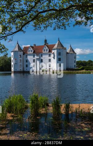 Schloss Glückburg, Glücksburg, Schleswig-Holstein, Norddeutschland, Stockfoto