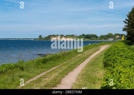 Naturreservat "Halinsel Holnis" oder Halbinsel Holnis, Glücksburg, Schleswig-Holstein, Norddeutschland, Mitteleuropa Stockfoto