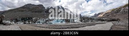 Pasterze-Gletscher am Großglockner Berg, dem höchsten Berg Österreichs, Österreich/Europa Stockfoto