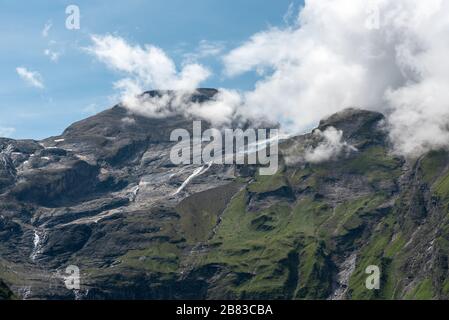 Wandern rund um den Großglockner Berg, Österreichs höchsten Berg, Österreich/Europa Stockfoto