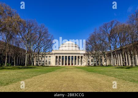 Cambridge MA USA - 16.3.2020 - Campus of the Massachusetts Insitute of Technology Stockfoto