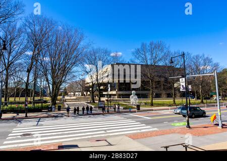 Cambridge MA USA - 16.3.2020 - Campus of the Massachusetts Insitute of Technology Stockfoto