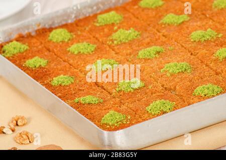 Türkische Dessertkakayif aus Dessert Stockfoto