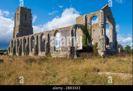 St. Andreas Kirche, Covehithe, Suffolk, England Stockfoto