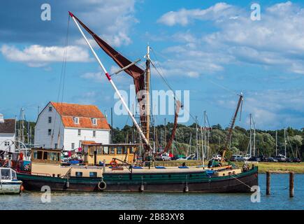 Blick auf Woodbridge in Essex Stockfoto