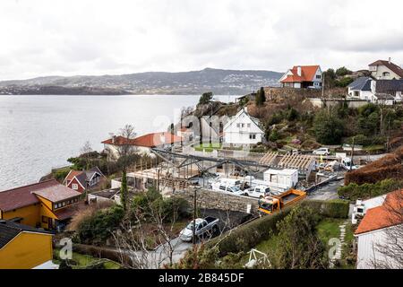 Bergen, Norwegen. Stockfoto