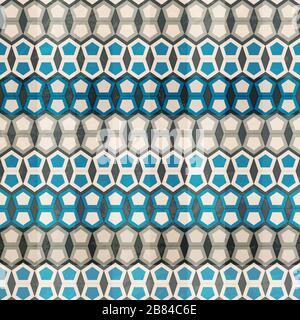 Klassisches gotisches Muster mit Grunge-Effekt Stock Vektor