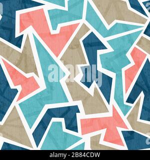 Klassisches geometrisches Dreieck, nahtloses Muster Stock Vektor