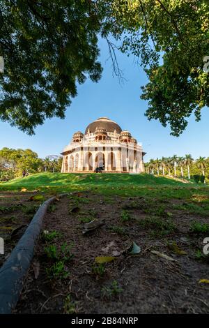 Lodhi Gardens ist ein Stadtpark in Neu-Delhi, Indien Stockfoto