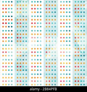Farbige Punkte nahtloses Muster Stock Vektor