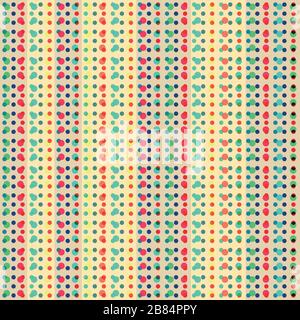 Farbige Punkte nahtloses Muster Stock Vektor