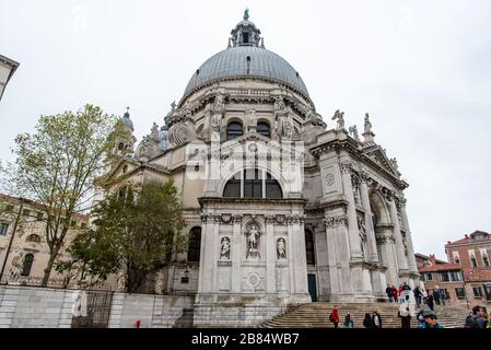 Kirche Santa Maria della Salute, Venedig/Italien Stockfoto