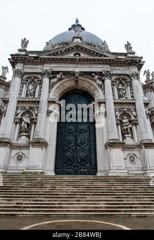 Kirche Santa Maria della Salute, Venedig/Italien Stockfoto