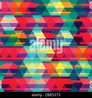 Roter Rhombus, nahtloses Muster Stock Vektor