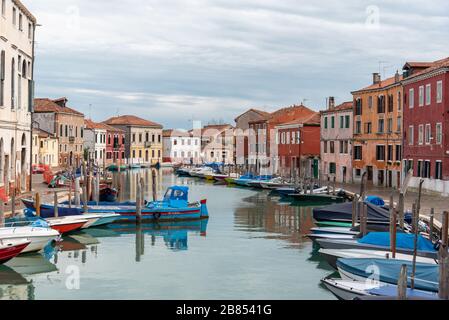 Canale di San Donato, Murano/Venedig, Italien/Europa Stockfoto