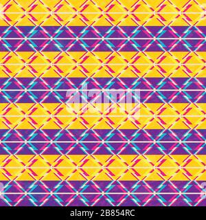 Psychedelisches Dreieck - nahtloses Muster Stock Vektor