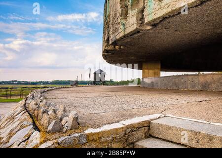 Lublin, Lubelskie/Polen - 2019/08/17: Mausoleum des Konzentrationslagers Majdanek KL Lublin für das Konzentrationslager und Vernichtungslager - Konzentrationslager Lublin - by Stockfoto