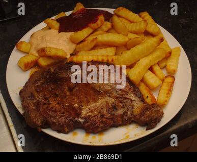 Rindersteak Stockfoto