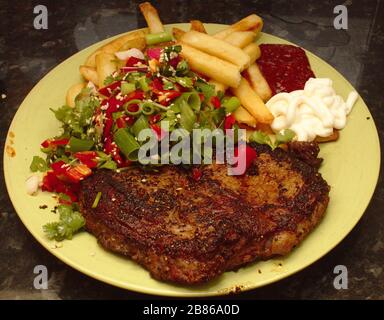 Rindersteak Stockfoto