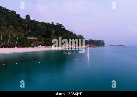 Terengganu, Malaysia - 24. September 2019: perhentian Inseln in Teregganu in Malaysia Stockfoto