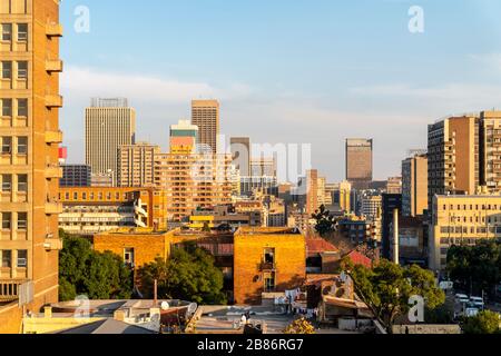 Architektur von Hillbrow, berühmter Teil von Johannesburg, Südafrika Stockfoto