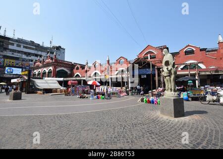 Sir Stuart Saunders Hogg Market (Neuer Markt). Lindsay Street. Kolkata, Indien. Stockfoto