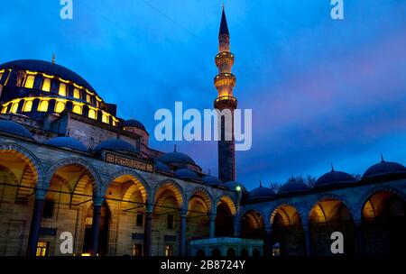 Soliman Moschee. Istanbul. Stockfoto