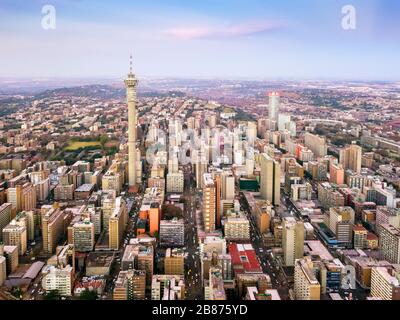 Architektur der Innenstadt von Johannesburg, Südafrika Stockfoto
