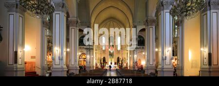 Kirche von Santuario Maria Auxiliadore, Stadt Punta Arenas, Patagonien, Chile, Südamerika Stockfoto