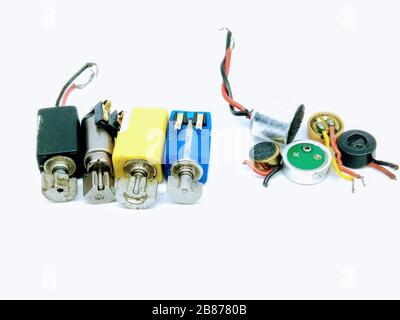 Ein Bild des Vibrationsmotors Stockfoto