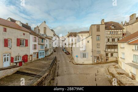 Langres historische Stadt in der Champagne Ardenne Frankreich Europa Stockfoto