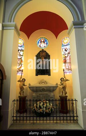 Innenansicht der Herz-Jesu-Kathedrale, Punta Arenas Stadt, Patagonien, Chile, Südamerika Stockfoto