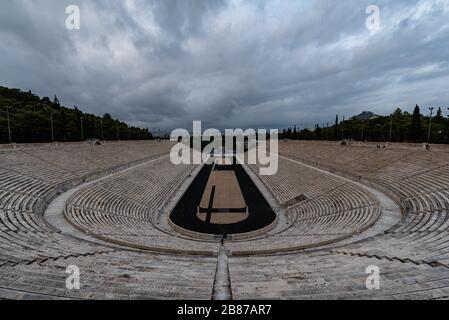 Denkmäler athens Stockfoto