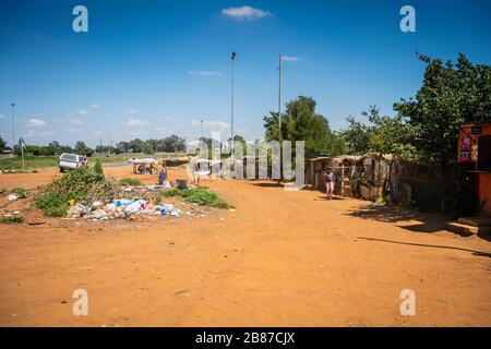 Die Gemeinde von Soweto in Johannesburg Stockfoto