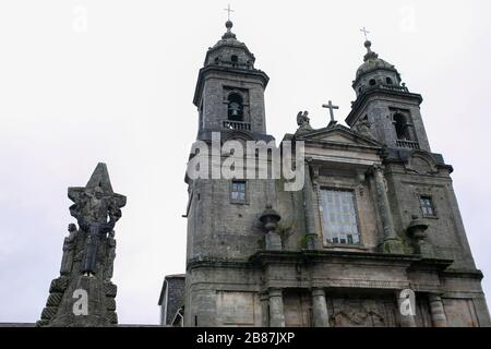 San Francisco Kirche. Santiago de Compostela. Spanien Stockfoto