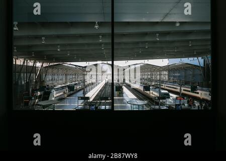 Bahnhof Málaga Stockfoto