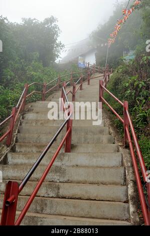 Sri Lanka, Adams Gipfel, Pilgerweg zum Gipfel Stockfoto