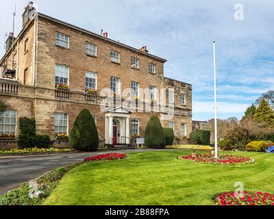 Knaresborough House im Frühjahr Knaresborough North Yorkshire England Stockfoto